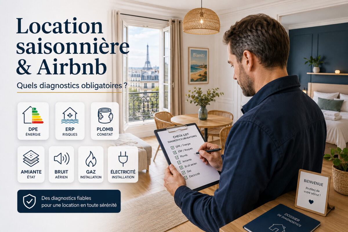 Location saisonnière et Airbnb : quels diagnostics obligatoires