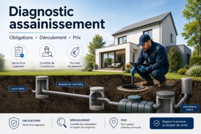 Diagnostic assainissement : obligations, déroulement, prix