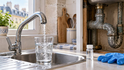 Plomb dans l’eau du robinet